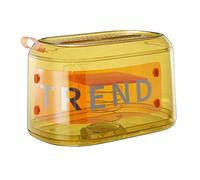 Suanzua Automatic Lifting Paper Box Desktop Plastic Carton Paper Napkin Storage Rack Restaurant Decoration Yellow