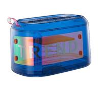 Suanzua Automatic Lifting Paper Box Desktop Plastic Carton Paper Napkin Storage Rack Restaurant Decoration Blue