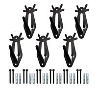 Suanzua European Mount Skull Hanger Deer Skull Mount Metal Wall Mount Animal Skull Display Stand Wall Mount Trophy Display Racks