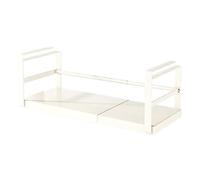 Suanzua Expandable Under-Shelf Storage Basket Hanging Basket Suitable for Cabinets Under the Shelf. Increase Storage Space