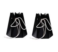 Suanzua Hand-Beating Rose Bouquets Hug Bag Flower Handbag Waterproof Flower Arranging Bag,Black