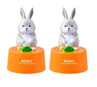 Suanzua Kitchen Countdown Cartoon Animal Shape Mechanical Time Tool Student Study Exam Timing Tool Orange