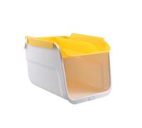 Suanzua Shelf Shoe Organizer Space-Saving Locker Organizer of Shoes Yellow