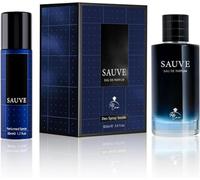 Suave Eau De Parfum 100ml by Al Emam | Long-Lasting Perfume for Men | Fresh Bergamot, Spicy Pepper & Sensual Ambroxan | Captivating Fougère Fragrance