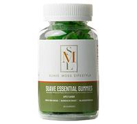 Suave Moss Lifestyle | Sea Moss Gummies with Bladderwrack and Burdock Root | 60 Gummies | Apple Flavour | All Natural, Vegan, Gluten Free, Non GMO, Dr Sebi.