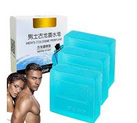 SuaveSplash Men's Essence Cologne Bar,2023 New Men's Cologne Perfume Soap,All Natural Exfoliating Soap Bars,Men’s Cologne Essential Oil Soap,Mens Soap For Men To Attract Women (3 Pcs)