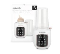 Suavinex, 2 in 1 Bottle Warmer and Sterilizer. 5 Modes: Defrosting, Quick Mode, Heats Small Pots, Water Bath and Sterilization, for Breast Milk or Powder, Automatic Shut-Off, White