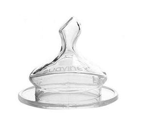 Suavinex 3800147 Anatomic Wide Neck Silicone Teat Size S2 M Pack of 2