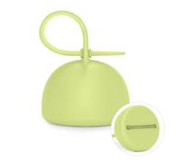 Suavinex, Dummy Holder for Babies, Flexible Silicone Dummy Case for Carrying 2 Dummies, with Hanging Handle, 0 Months, Colour Essence, Lime