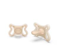 Suavinex, Pack of 2 Dummies for Newborns Zero Zero with SX Pro Physiological Teat for Babies from 0 to 6 Months, Hypoallergenic, Suitable for Sensitive Skin, Skin-Friendly Silicone, Fair