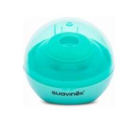 Suavinex, Portable Pacifier Sterilizer with UV UV Light, Eliminates 99% of Germs in 3 Minutes, Battery or USB Operated, Safe, No Chemicals, Ideal Travel, Duccio Verde