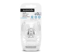 Suavinex Set of 2 Round Slow Flow Silicone Teats 0+ Months