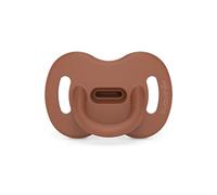 Suavinex, Silicone Dummy for Babies 0-6 Months, Dummy with Physiological Teat Sx Pro, Symmetrical, Super Soft and Flexible, Sleep Dummy, Colour Essence, Orange