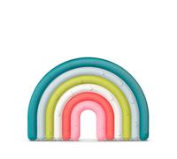 Suavinex, Silicone Teether for Babies + 0 Months, Flexible, Lightweight, Rainbow Design, Multi-Colour