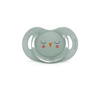 Suavinex, Soother for Babies 6-18 Months, Pacifier with Physiological Silicone Teat SX Pro, Flat and Flexible Teat, Bonhomia, Green