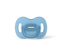 Suavinex Suavinex 307274 New Sleep Dummy 100% Silicone for Babies 6/18 Months Dummy with SX Pro Physiological Teat Super Soft and Flexible Blue