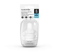 Suavinex Sx Pro Symmetric Silicone Teats M Flow 3 Months, Transparent, 2 Units