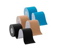 Suaxova Kinesiology Tape Hypoallergenic Waterproof Kinetic Tape Athletic Elastic Muscle Pain Relief Running Tennis Football Sports Activities 3 Rolls