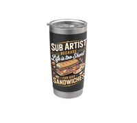 Sub Artist Sandwich Maker Stainless Steel Insulated Tumbler