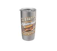 Sub Artist Sandwich Maker Stainless Steel Insulated Tumbler