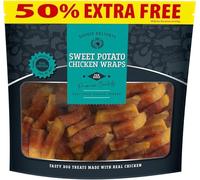 Sub future Doggie Delights Mixed Dog Treats -Mini Whirls, Duck Jerky, Jerky & Sweet Potato Wraps - Grain-Free, High Protein, No Artificial Additives (500g, Sweet Potato & Chicken)