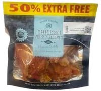 Sub future Doggie Delights Mixed Dog Treats -Mini Whirls, Duck Jerky, Jerky & Sweet Potato Wraps - Grain-Free, High Protein, No Artificial Additives (540g, Chicken jerky fillets)