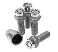 McGard Black Edition Locking Wheel Bolt Set Set M14 x 1.5 Radius Seat 17mm Hex