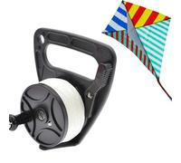 Sub Navy Diving Reel with Thumb Plugs - , Robust and Compact Ratchet Diving Roller | High Visibility Finger Reel, 150 Feet - Retractable Cable, Ideal for Kayak
