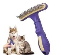 Sub-point Cat Rake - Tangent Brush for Long Hair | Anti-Knot, Eliminate Dead, Reduce the Ergonomic Rake for Dogs and Cats, Distr