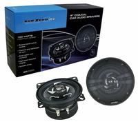 Sub-Zero Ice SS3325 Speakers, 4-inch Coaxial 150W, Black