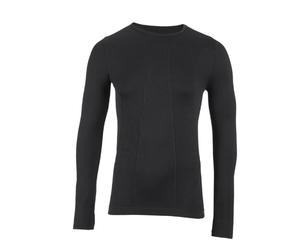 SUB ZERO Factor 1 Plus Thermal Seamless Base Layer Long Sleeve Round Neck Top (Black, Small)