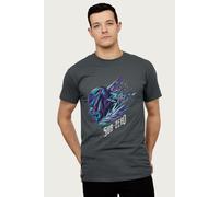 Sub Zero Head T-Shirt Mortal Kombat Dark Grey XL