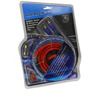 SUB ZERO Ice GL204 Wiring Kit, 2000W 2-Channel Amp Deluxe - Red