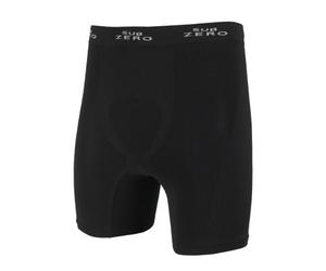 SUB ZERO Mens All Active Microfibre Support Base Layer Athletic Sports Trunk Underwear Running Underpant Boxer Shorts Twin Pack (X-Large, Black)