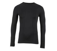 SUB ZERO Mens Factor 1 Plus Lightweight Stretchable Thermal Insulating Moisture Managaement Base Layer Long Sleeve Round Neck (UK, Alpha, XL, Regular, Regular, Black)