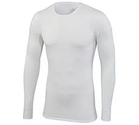 SUB ZERO Mens Factor 2 Insulating Winter Mid Layer Thermal Underwear Round Neck Long Sleeve Top (White, XLarge)