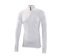 SUB ZERO Mens Factor 2 Insulating Winter Mid Layer Thermal Underwear Zip Neck Turtle Long Sleeve Top (White, XSmall)