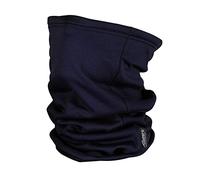 SUB ZERO Winter Neck Warmer 18" Long Super Soft Fleece Thermal Snood Scarf Neck Gaiter Head Over For Walking Running Motorcyclists One Size (Black)