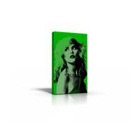 sub23 BLONDIE DEBBIE HARRY GREEN POP ART STUNNING A1 BOX FRAMED 30"X20" CANVAS ART PRINT