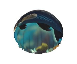 Subaquatic Catfish Print Soft Shower Cap for Women Men Reusable hat Lightweight hat and Bath Hair Cap