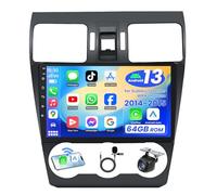 Subaru Forester WRX Impreza Radio 2014 2015:64GB ROM Wireless Carplay and Android Auto Car Radio with 9" HD Touch Screen Bluetooth WiFi GPS FM Fit for Harman Kardon Systems