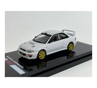 Subaru Impreza 22B STI White Customised Version Rally Base Car 1:64 Hobby Japan HJ641041RW