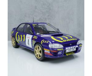 Subaru Impreza 555 #4 C McRae 1:24 IXO Tour de Corse Diecast Model Rally Car