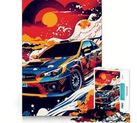 Subaru Impreza WRX STI for Adults 1000 Piece Jigsaw Puzzle Mind Puzzle Relaxing Fun Image Assembly Warm Surprise 38x52cm
