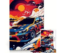 Subaru Impreza WRX STI Jigsaw Puzzles 1000 Piece for Teenagers Wise Think Toy Peaceful Fun Tight Cut 38x26cm