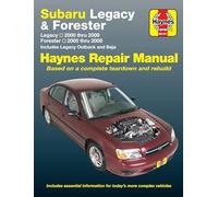Subaru Legacy 2000 Thru 2009 & Forester 2000 Thru 2008 Haynes Repair Manual: Legacy 2000 Thru 2009 - Forester 2000 Thru 2008 - Includes Legacy Outback and Baja