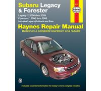 Subaru Legacy & Forester covering Legacy (2000-2009) & Forester (2000-2008), inc. Legacy Outback & Baja Haynes Repair Manual (USA)
