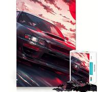 Subaru Under The Red Moon 1000 Piece Jigsaw Puzzle for Teenagers Recall Upgrade Calm Mind Clear Cut Art Collectible 50x75cm