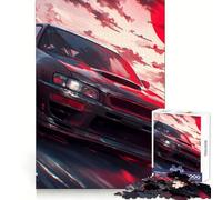 Subaru Under The Red Moon Adults Puzzles 1000 Piece Jigsaws Strengthen Memory Quiet Calm Clean Edge Art Collectible 38x52cm