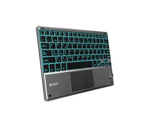 SUBBLIM Smart Backlit BT Keyboard TOUCHPAD Grey